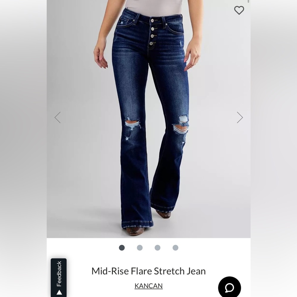 KanCan Mid rise Flare 31/32 
STYLE KC6327DR | SKU 145895, 150930, 150931